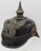 Baden 110th Infantry, Model 1915 Enlisted Pickelhaube with Cover Visuel 12